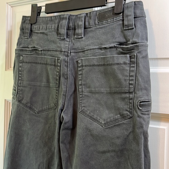 Vertx Defiance Black Washed Jeans w/ Leather Accents - Size 30 X 30 - Picture 6 of 8